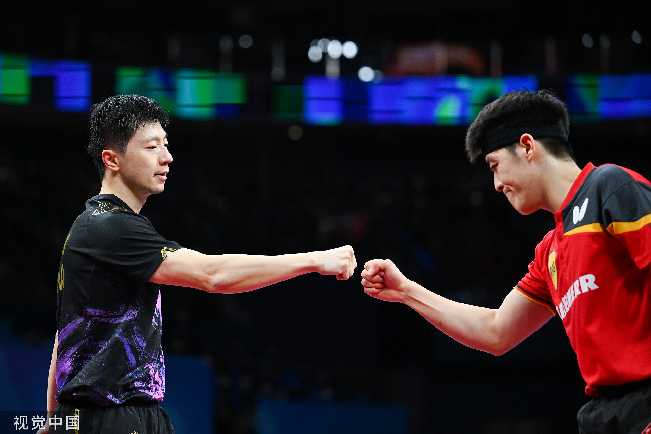 中国队鏖战德国队，梁靖崑扛起全队